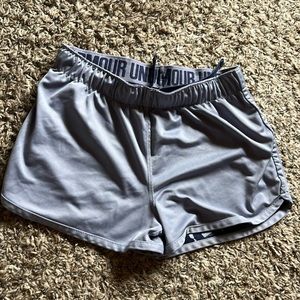 under armor violet athletic shorts